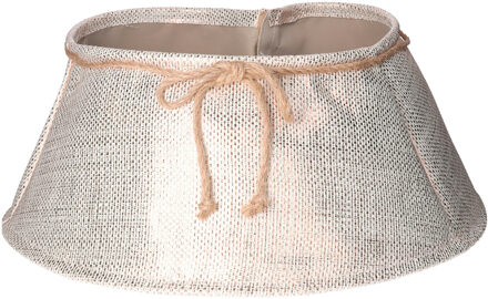 Kerstboomrok/kerstboommand - goud - kunststof - D60 x H25 cm - voor een kerstboom tot 210 cm