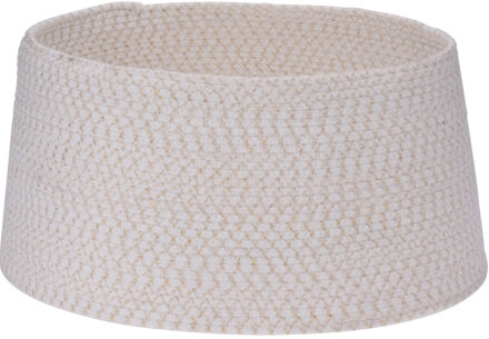 Kerstboomrok/kerstboommand? - wit - kunststof - 57 cm - voor kerstbomen van 150-180 cm