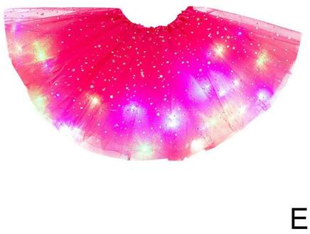 Kerstcadeau Kinderen Lichtgevende Tutu Rok Met Tutu Led Rok Rok Light-Emitting Mesh Buste Licht X7X8