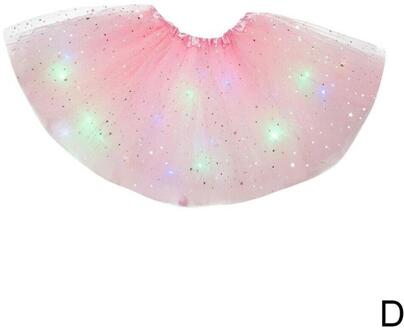 Kerstcadeau Kinderen Lichtgevende Tutu Rok Met Tutu Led Rok Rok Light-Emitting Mesh Buste Licht X7X8