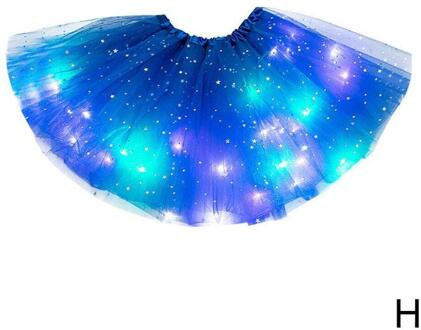 Kerstcadeau Kinderen Lichtgevende Tutu Rok Met Tutu Led Rok Rok Light-Emitting Mesh Buste Licht X7X8