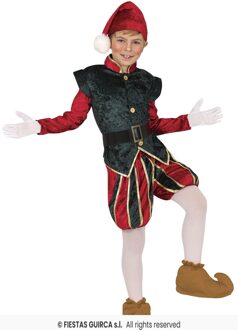 Kerstelf Pakje Kind Multikleur - Print