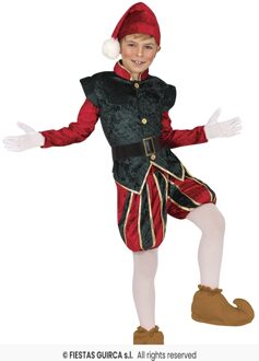 Kerstelf Pakje Kind Multikleur - Print