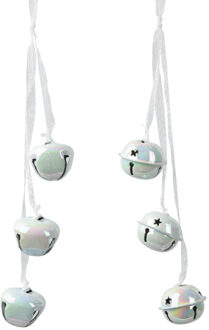 Kersthanger Bellen iriserend 28cm Multikleur