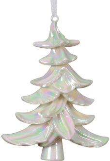Kersthanger Boom iriserend kunststof 18c Multikleur