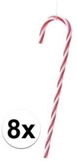 Kersthangers - 2x - zuurstokken - 15 cm - kerstversiering