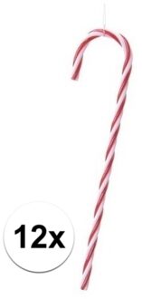 Kersthangers - 3x - zuurstokken - 15 cm - kerstversiering Multi