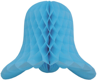 Kerstklokken lampionnen - lichtblauw - 30 x 30 cm - Kerstversiering - Papier