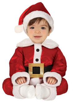 Kerstman baby verkleed kostuum 3-delig
