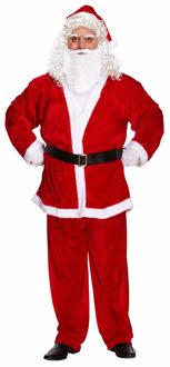 Kerstman kostuum - rood/wit - voor heren - maat XXL - Polyester