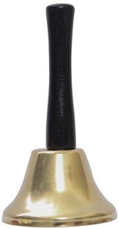 Kerstman Luidklokken Goud Zilver Kleur Bel Voor Kerst Party Play Santas Kerst Decoraties Accessoires 2 Kleuren 12Cm goud Bell