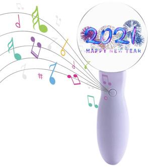 Kerstman Onderwijsleerproces Muziek Machine Kerst Muziek Handheld Glow Stick Kleurrijke Glow Stick Zaklamp Leuke stijl 1