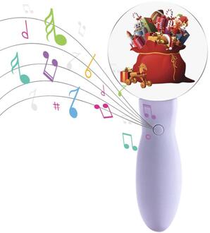Kerstman Onderwijsleerproces Muziek Machine Kerst Muziek Handheld Glow Stick Kleurrijke Glow Stick Zaklamp Leuke stijl 2