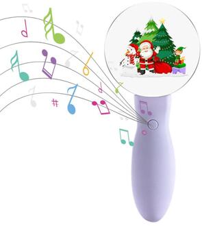 Kerstman Onderwijsleerproces Muziek Machine Kerst Muziek Handheld Glow Stick Kleurrijke Glow Stick Zaklamp Leuke stijl 4