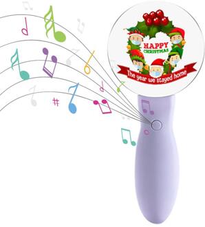 Kerstman Onderwijsleerproces Muziek Machine Kerst Muziek Handheld Glow Stick Kleurrijke Glow Stick Zaklamp Leuke stijl 5