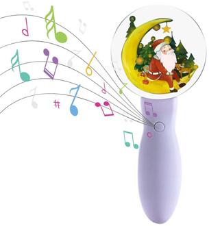 Kerstman Onderwijsleerproces Muziek Machine Kerst Muziek Handheld Glow Stick Kleurrijke Glow Stick Zaklamp Leuke stijl 6