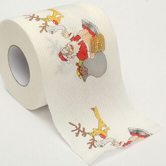 Kerstman Rendier Toiletpapier Tissue Tafel Kamer Home Decor