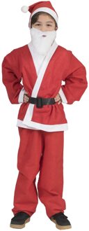 Kerstman Set Kind Timo 5-Delig Multikleur - Print