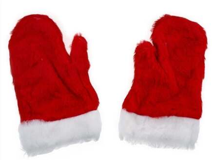 Kerstman Wanten Rood - Zalm