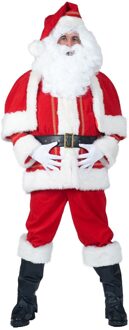 Kerstmanpak Claus Luxe Rood - Zalm