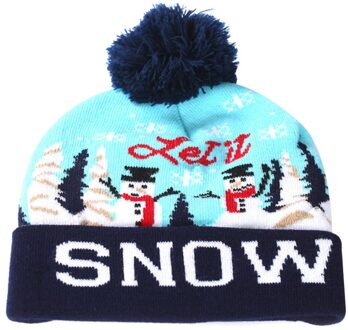 Kerstmis Vrouwen Gebreide Muts Winter Warming Beanie Hoeden Cap Met Bal Voor Meisjes Dames Outdoor X85