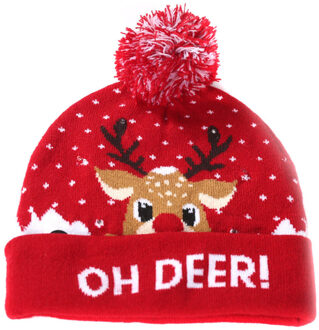 Kerstmis Vrouwen Gebreide Muts Winter Warming Beanie Hoeden Cap Met Bal Voor Meisjes Dames Outdoor X85