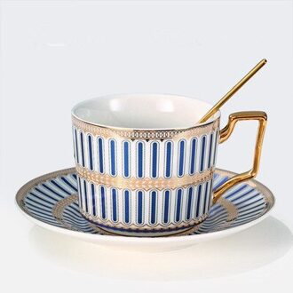 Kerstpakketten Keramische Koffie Mokken Ontbijt Melk Thee Cup Drinkware Met Lade & Lepel Keuken Drinken Gebruiksvoorwerpen Huwelijksgeschenken stijl 1