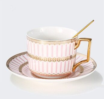 Kerstpakketten Keramische Koffie Mokken Ontbijt Melk Thee Cup Drinkware Met Lade & Lepel Keuken Drinken Gebruiksvoorwerpen Huwelijksgeschenken stijl 2