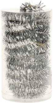 Kerstslinger?folie slingers - zilver - folie - 20 meter - extra lang - kerstversiering