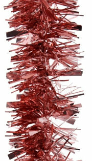Kerstslinger - rose goud - folie lametta - 180 x 7 cm