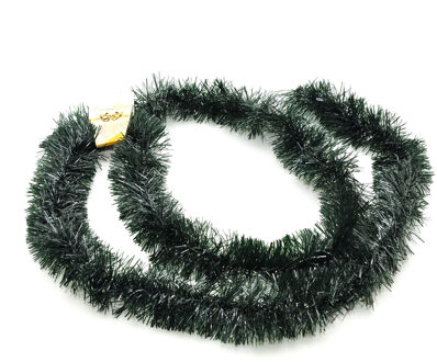 Kerstslingers - 2x - dennen guirlande - groen - L2 mtr x B7,5 cm - Guirlandes