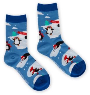 kerstsokken kind - pinguin