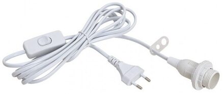 Kerststerren verlichting lichtkabels - wit E14 fitting - 3 meter - Kerstversiering