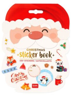 kerststickers - santa claus
