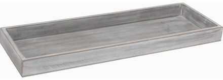 Kerststukje maken houten grijs onderbord 40 cm rechthoekig