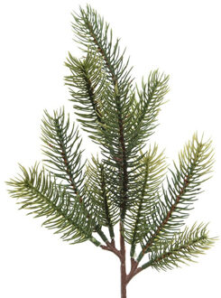 Kersttak/dennentak - groen - L36 cm - kerstversiering - dennentakken