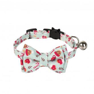 Kerstvakantie Kat Hond Huisdier Kraag Strikje Verstelbare Neck Strap Kat Hond Grooming Accessoires Huisdier Product Levert Kerst wit
