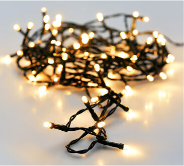 Kerstverlichting - 192 led lampjes - warm wit - 1450 cm - twinkel effect - lichtsnoer