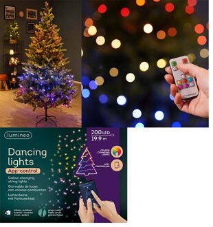 Kerstverlichting App-control 200 LED zwart