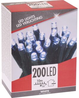 Kerstverlichting budget helder buiten 200 lampjes Wit