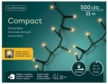 Kerstverlichting Compact 500L classicwar Zwart
