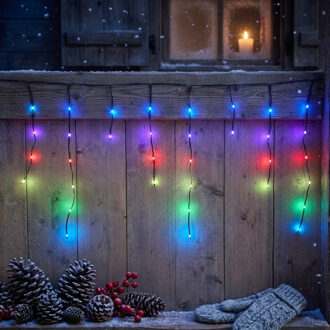kerstverlichting - gekleurd - 500x60cm - 132 led