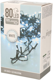 Kerstverlichting - helder buiten - 80 lampjes lichtsnoer - 6m