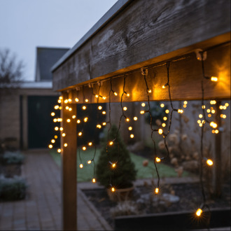 | Kerstverlichting | Ijspegelverlichting | IP44 | Geschikt voor binnen & buiten | 8-Functies | 240 LED lampjes | 8 meter kabel
