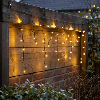 | Kerstverlichting | Ijspegelverlichting | IP44 | Geschikt voor binnen & buiten | 8-Functies | 360 LED lampjes | 12 meter kabel
