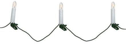 Kerstverlichting kaarsen - lichtsnoer 30 lampjes - warm wit