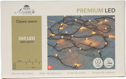 Kerstverlichting LED - 360 led- warm wit -36 meter