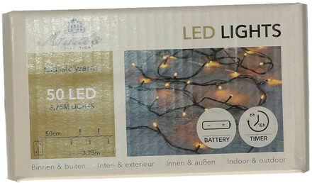 Kerstverlichting LED Ivy - 50 led - 375 cm- warm wit