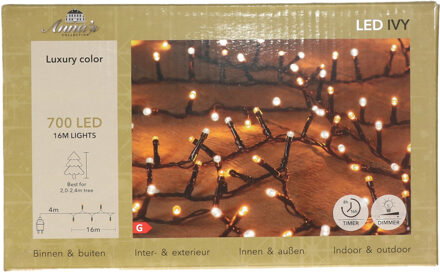 Kerstverlichting LED Ivy - 700 leds - 16m - warm wit