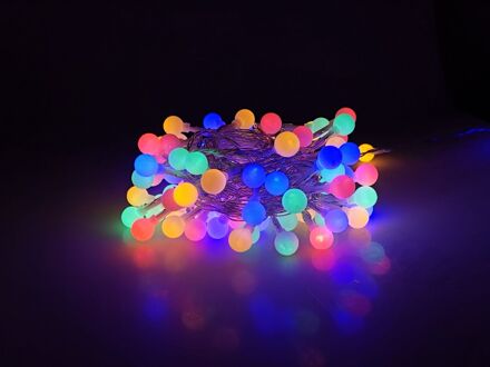 | Kerstverlichting LED lichtsnoer | 10m | 100 Lichtpunten met 8 Lichtstanden | IP44 | Meerkleurig